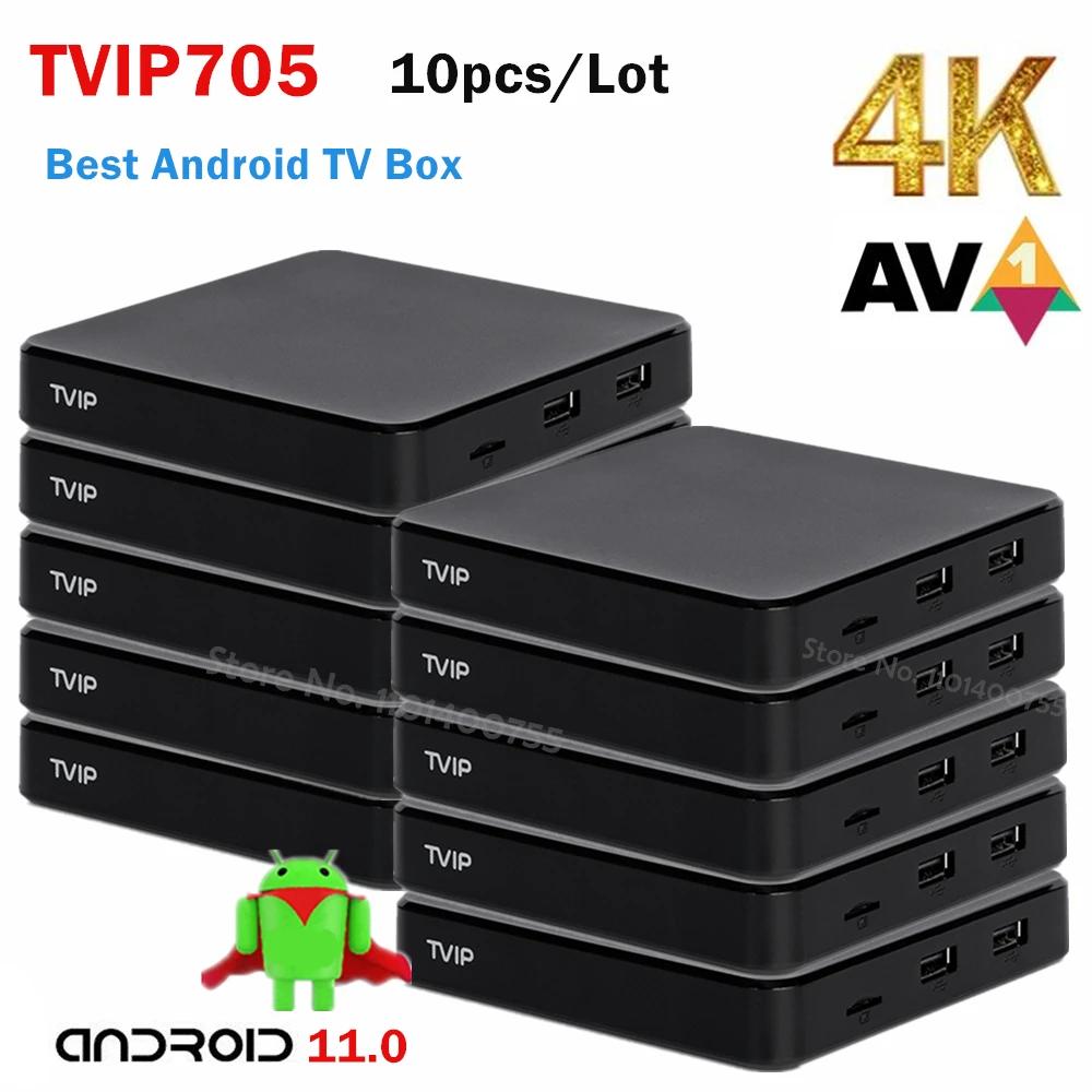 TVIP S-Box v.705 4K Ʈ HD ڽ, 2.4 GHz, 5 GHz W..